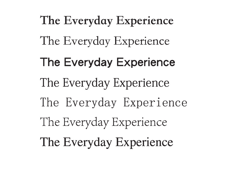 The Everyday Experience
