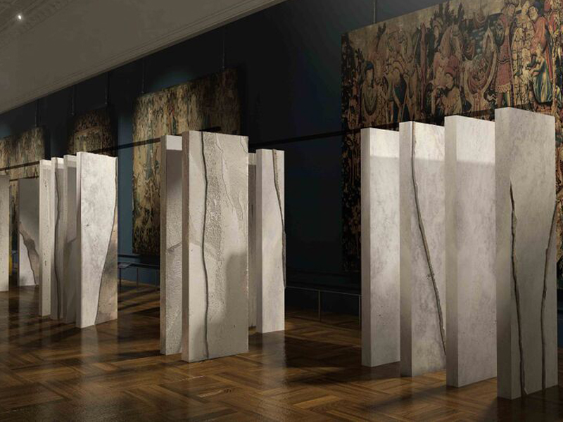 Grafton Architects Ogham Wall at London Design Festival